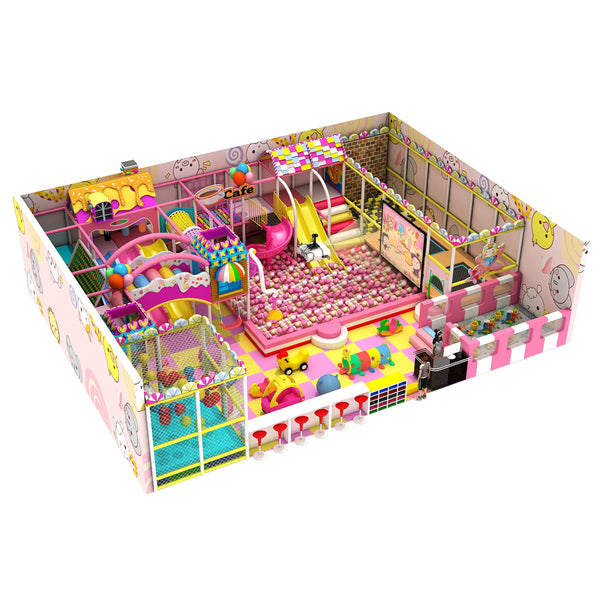 Candy theme indoor playground tongle factory