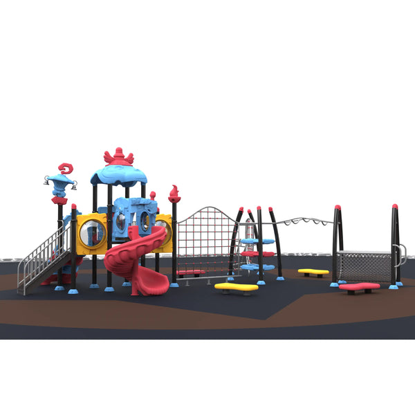 Customized multi-functional leisure plastic commercial playset