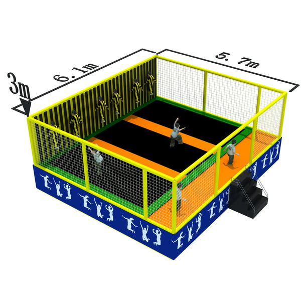 mini trampoline park equipment 