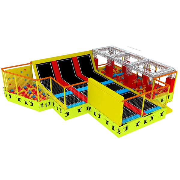 kids sport ninja fun indoor trampoline park supplier providing store operation methods