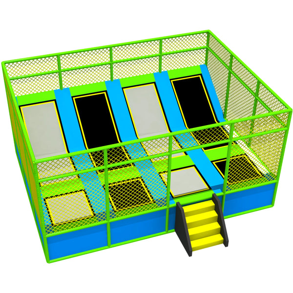 Free design children play small home trampoline park 75m²