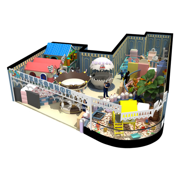 indoor playground set for shpping mall or restaurant