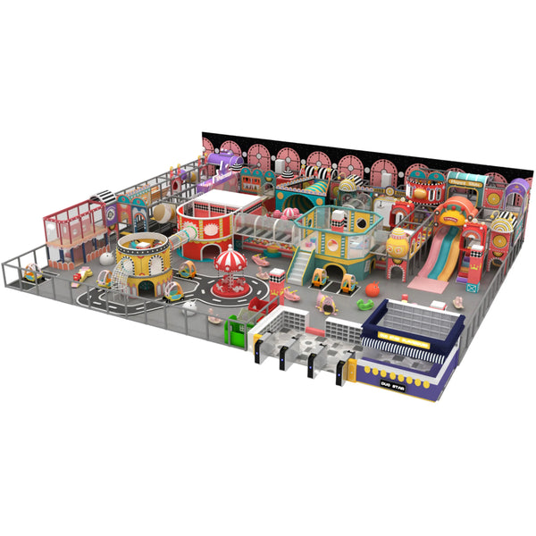 Tongle indoor playground equipment set up