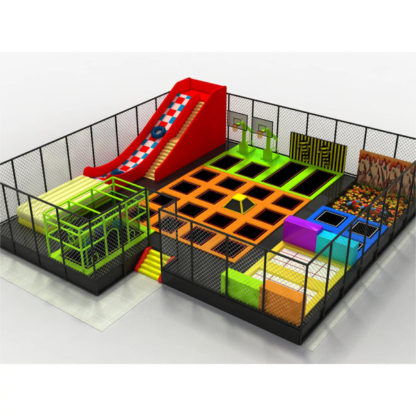 450m² children sport indoor trampoline adventure park for big city