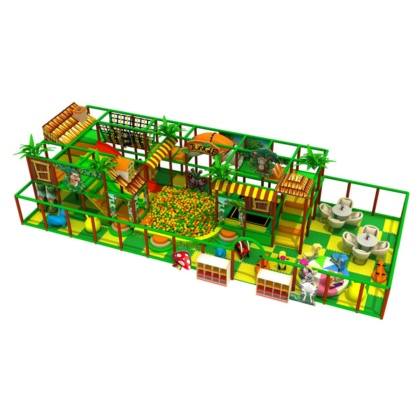 Small jungle gym indoor playground structures with low deposit in advance