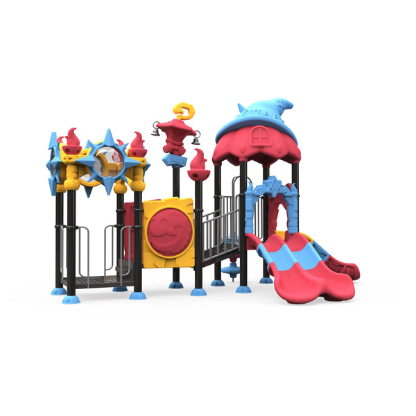 Customized toddler training plastic outdoor playground equipment china