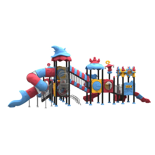 Plastic outdoor playground equipment supplier