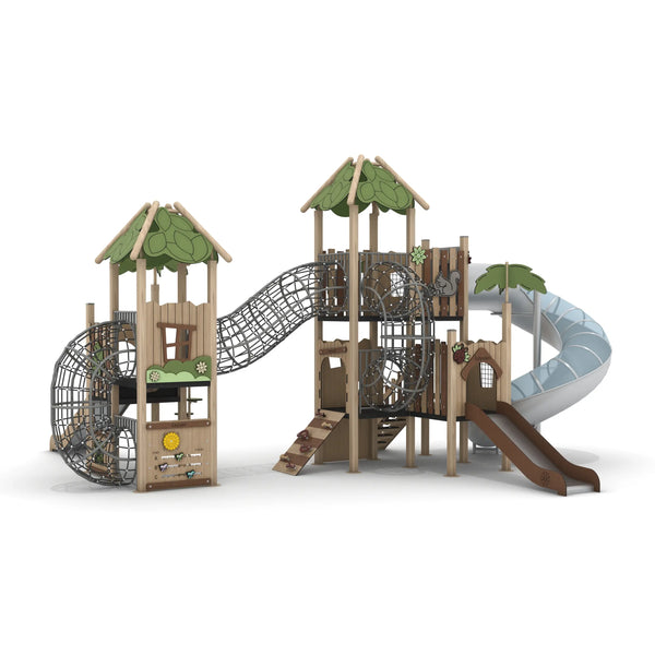 Good quality nursery PE outdoor playground factory