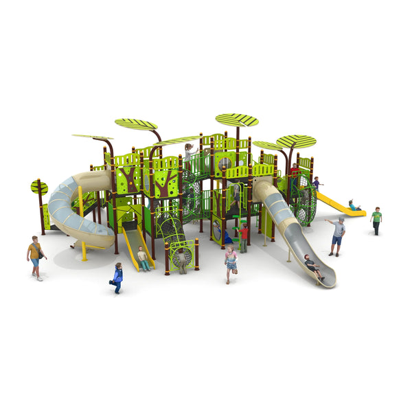 School children large and small PE outdoor playgrounds