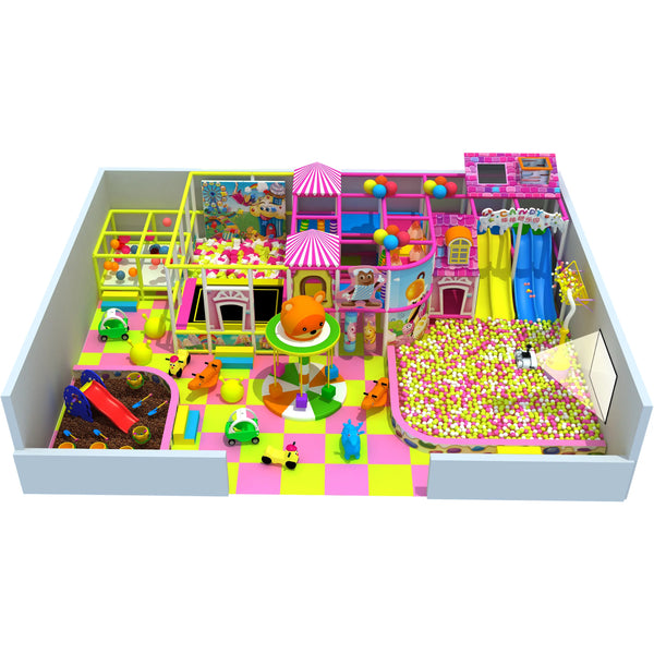 High quality kids and toddlers soft play candy theme indoor playground