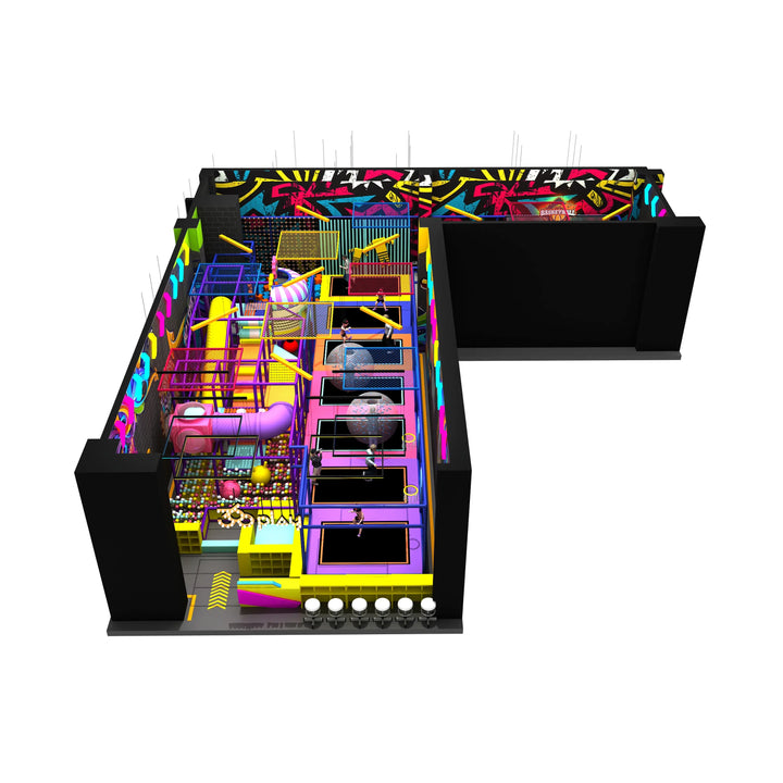 commercial indoor trampoline park equipment